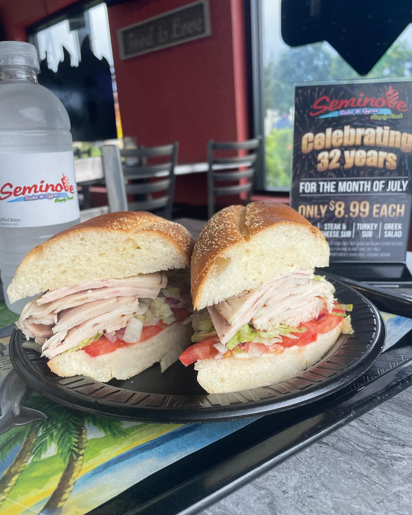 Experience the vibe of Seminole Subs & Gyros in Dunedin, Florida.